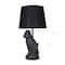 Lampe de table avec un chat noir de 45,7 cm d'Ashland
